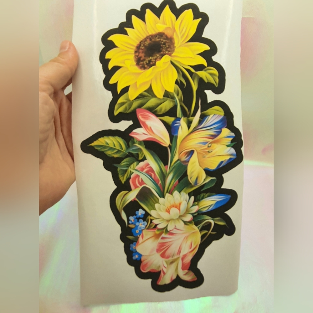 Large Sunflower Stickers